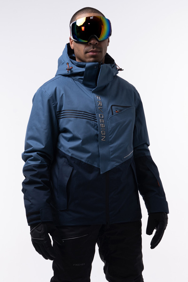 Men's ski jacket Freever AF 21786 blue, Фото №2- freever.ua