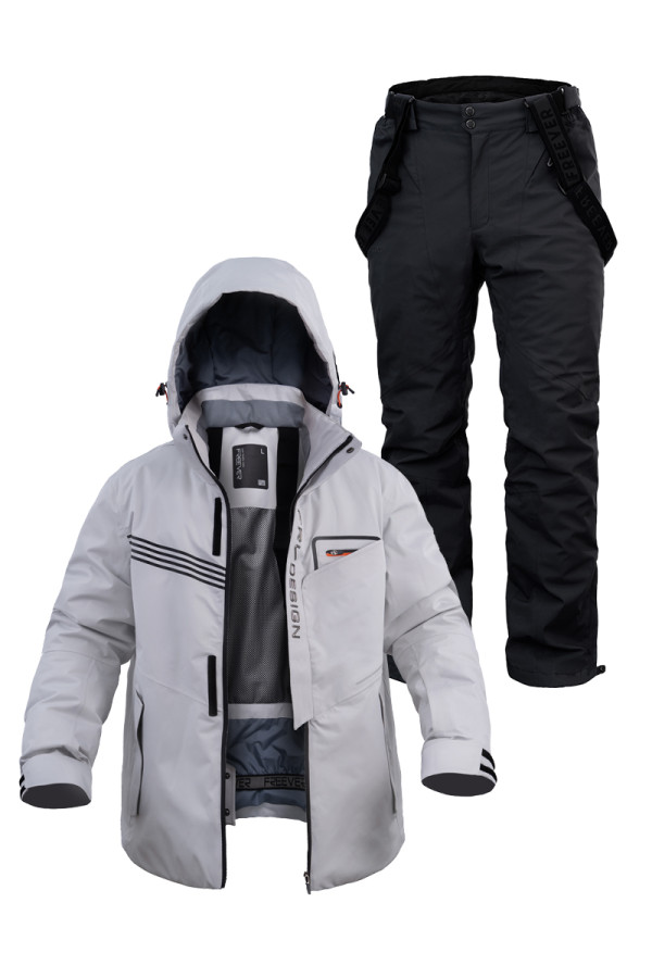 Men's ski suit FREEVER 21786-21693 beige