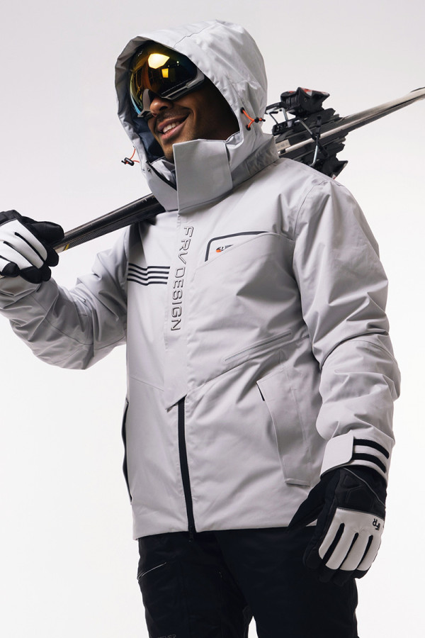 Men's ski jacket Freever AF 21786 beige, Фото №2- freever.ua