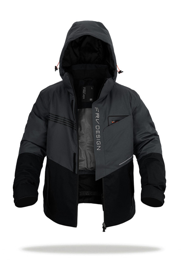 Men's ski jacket Freever AF 21786 gray