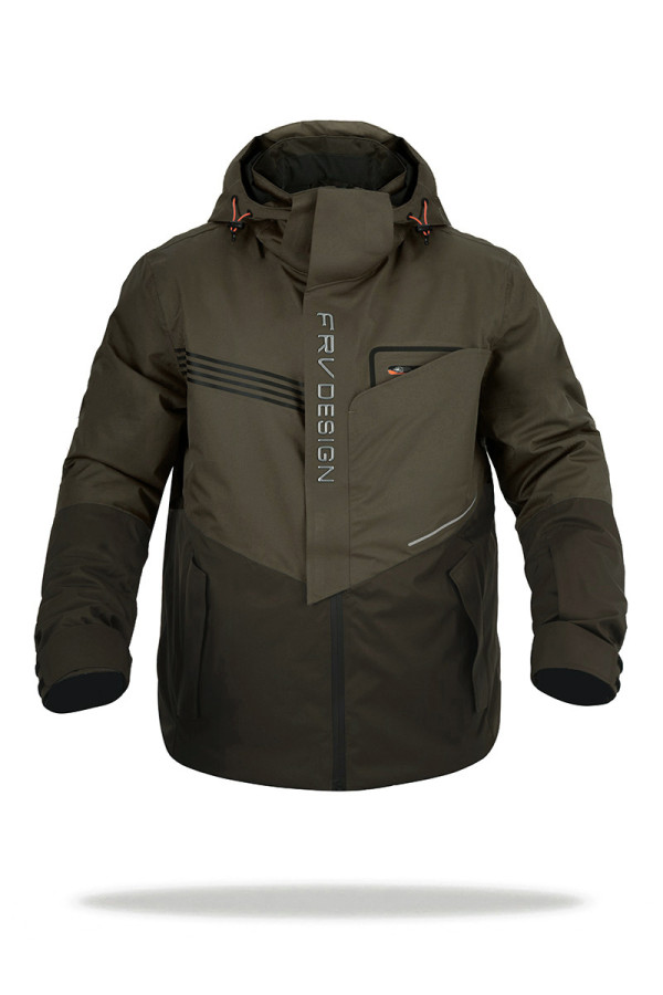 Men's Ski Jacket Freever AF 21786 Khaki, Фото №4- freever.ua