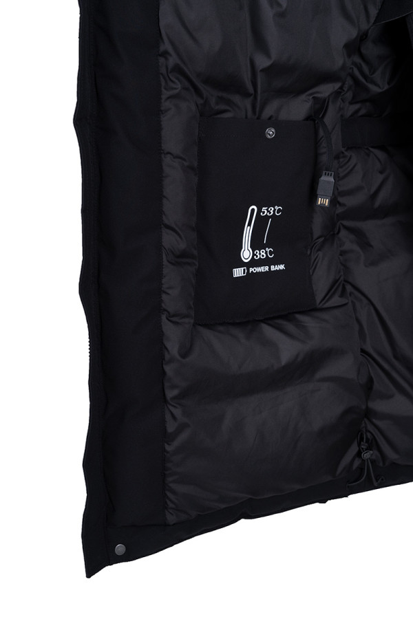 Parka men's IWARM Freever AF 21787 black, Фото №5- freever.ua