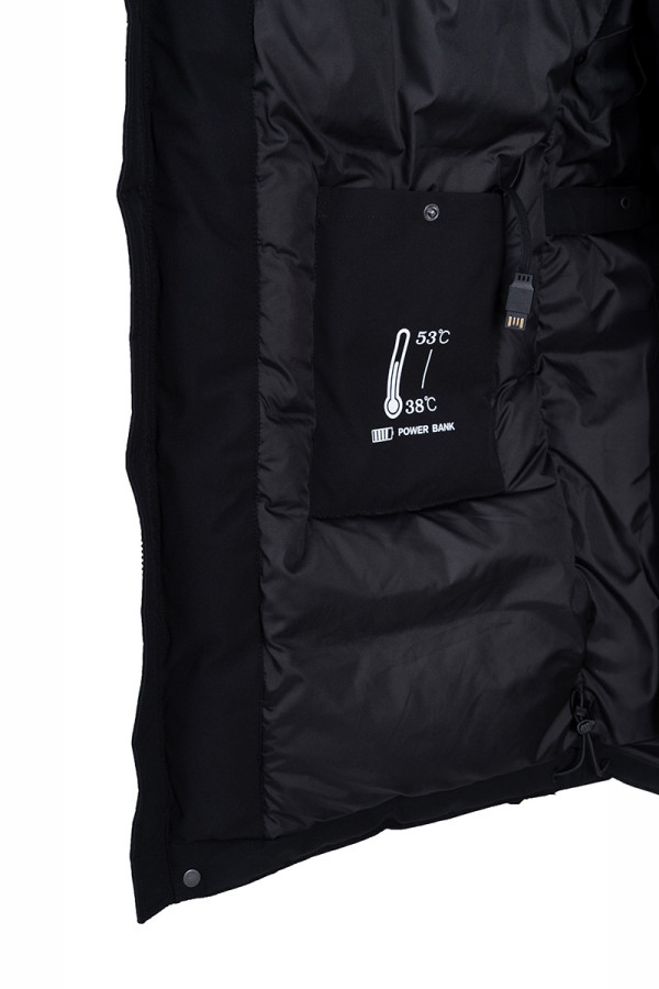 Parka men's IWARM Freever AF 21787 black, Фото №6- freever.ua