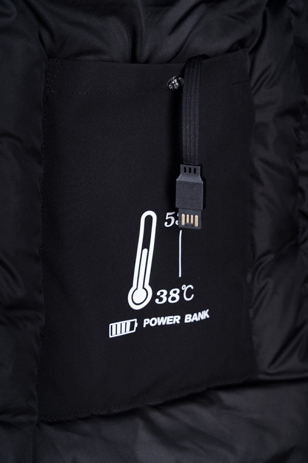 Parka men's IWARM Freever AF 21787 black, Фото №6- freever.ua