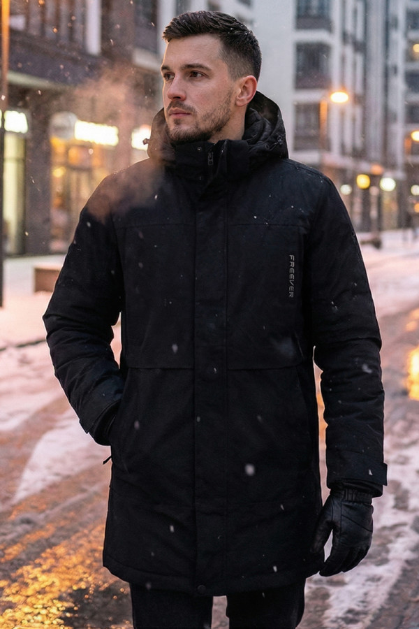 Parka men's IWARM Freever AF 21787 black, Фото №2- freever.ua