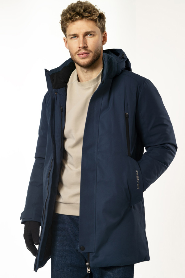 Parka men's Freever AF 21788 dark blue
