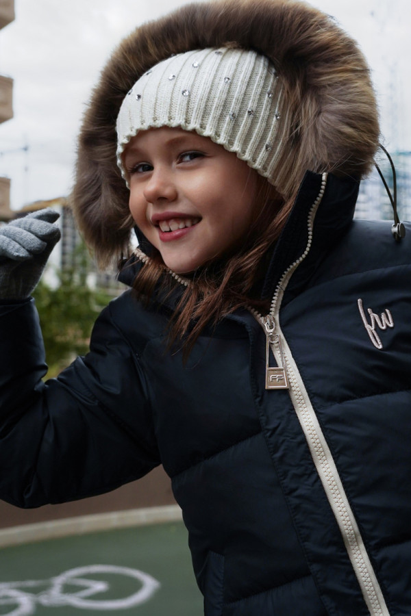 Children's jacket extended Freever UF 21801 blue, Фото №5- freever.ua