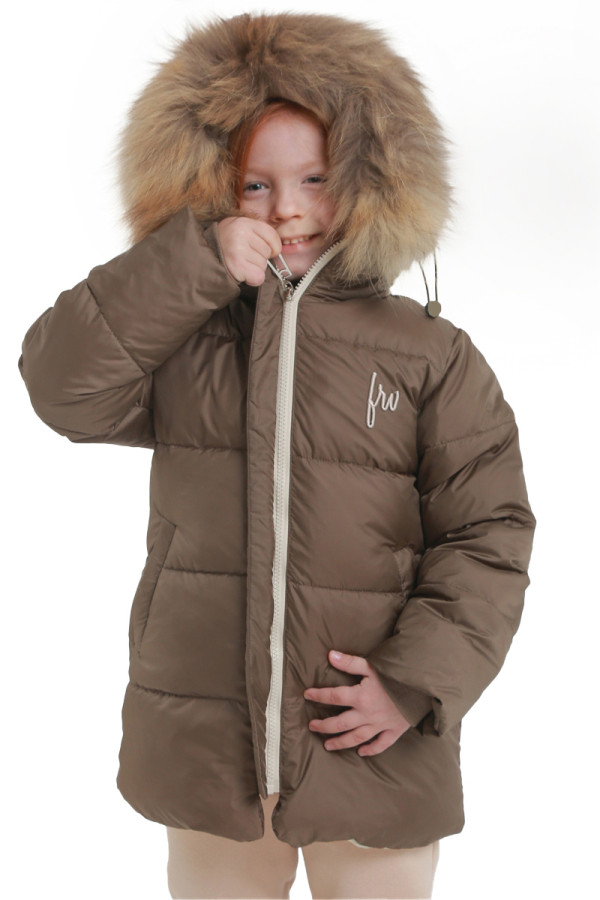 Children's jacket extended Freever UF 21801 khaki