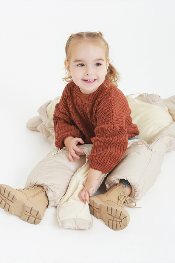 Children's jumpsuit Freever UF 21802 beige, Фото №4- freever.ua