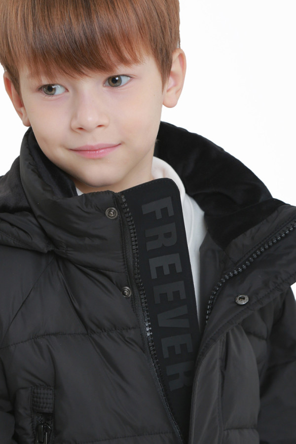 Children's jacket long Freever UF21861 black, Фото №2- freever.ua