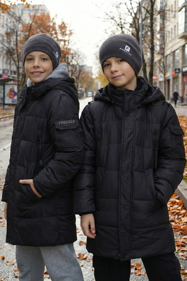 Children's jacket long Freever UF21861 black