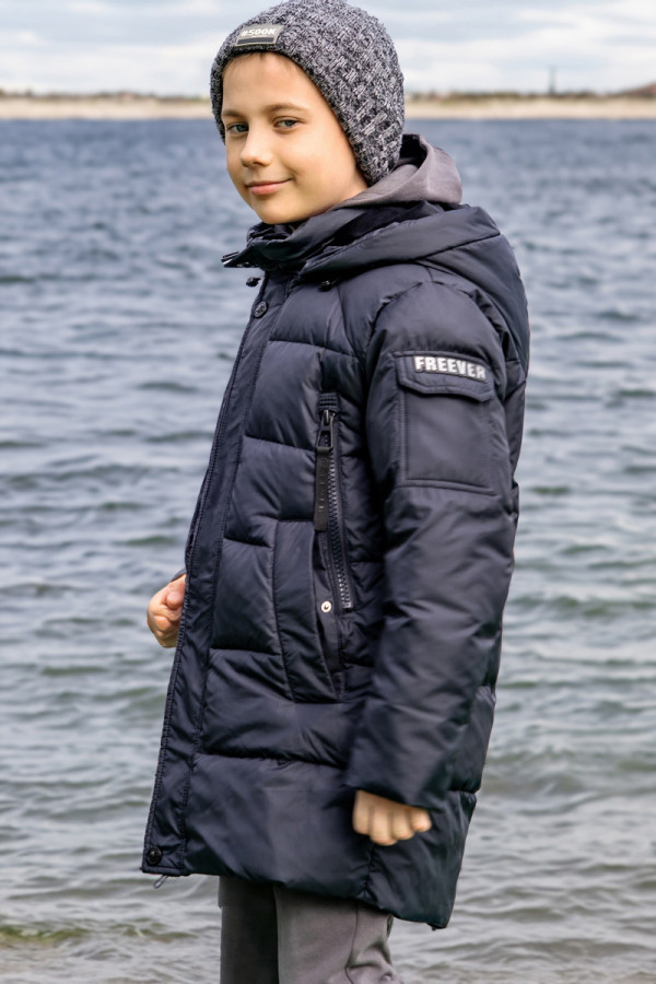 Children's jacket extended Freever UF21861 blue, Фото №3- freever.ua