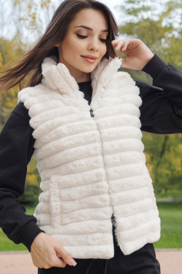 Women's vest Freever AF 22061 white