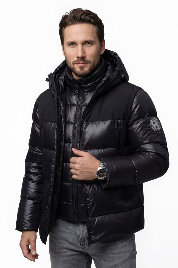 Men's down jacket Freever NF 22722 black