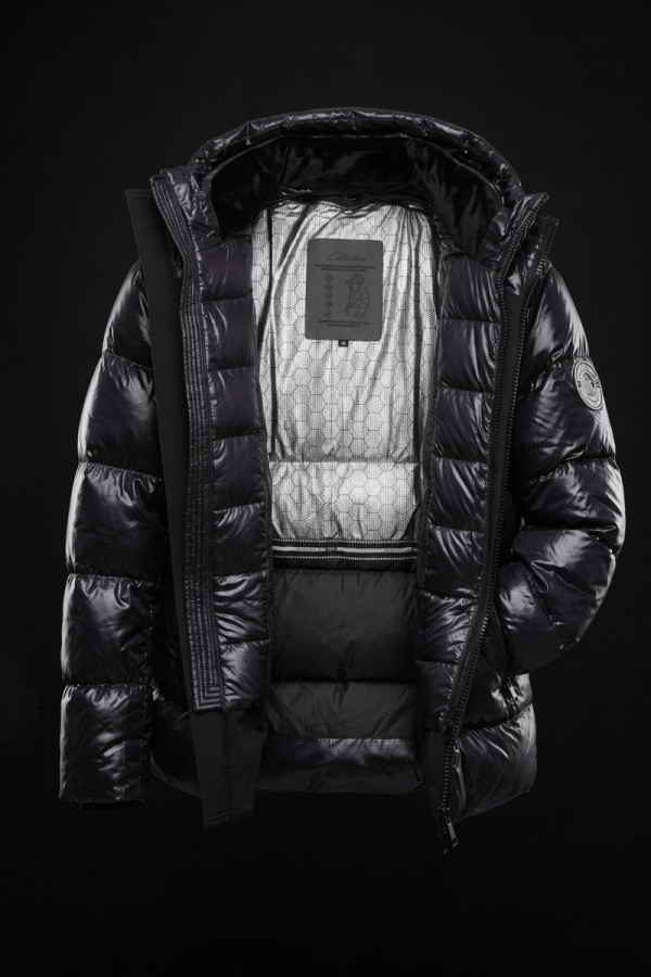 Herren-Daunenjacke Freever NF 22722 schwarz, Фото №2- freever.ua
