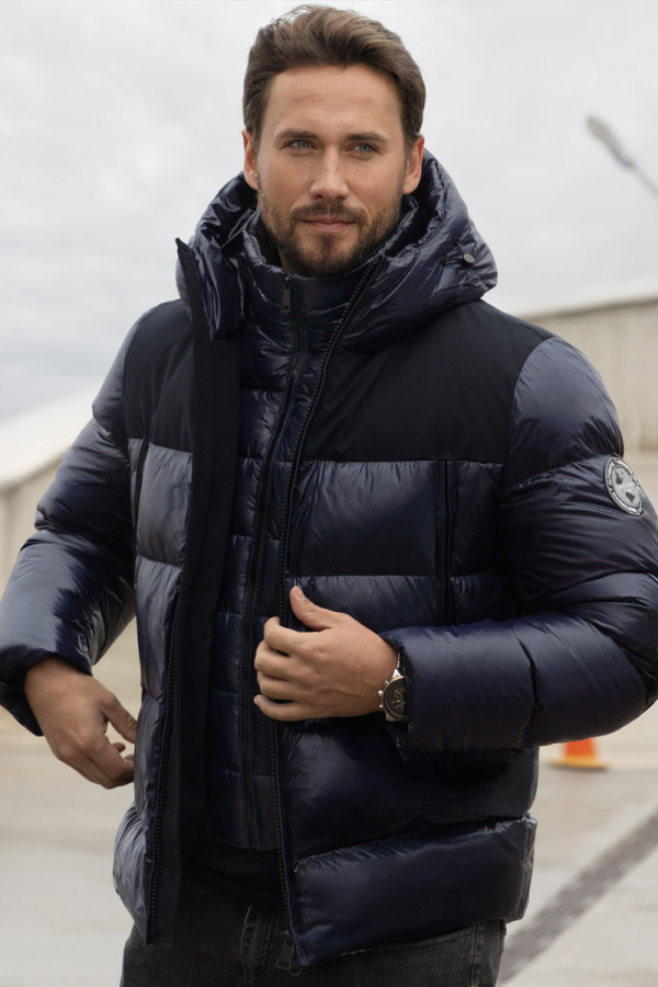 Men's down jacket Freever NF 22722 blue