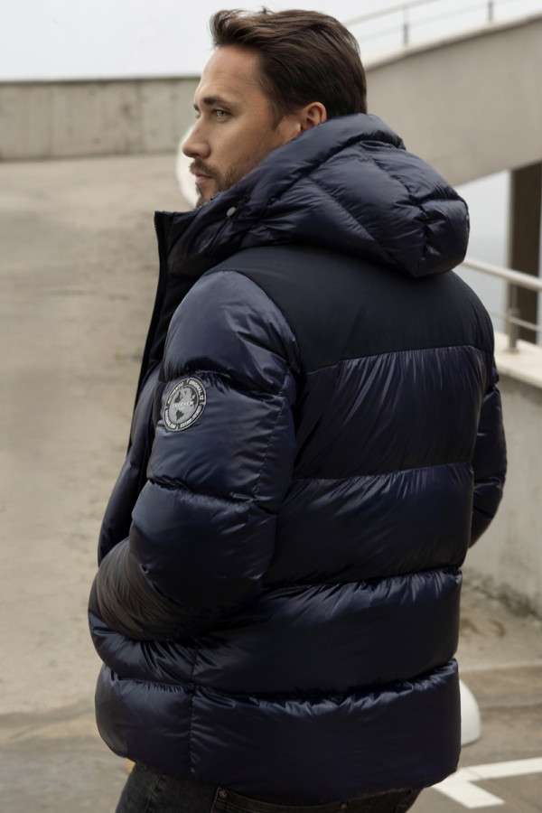 Men's down jacket Freever NF 22722 blue, Фото №5- freever.ua