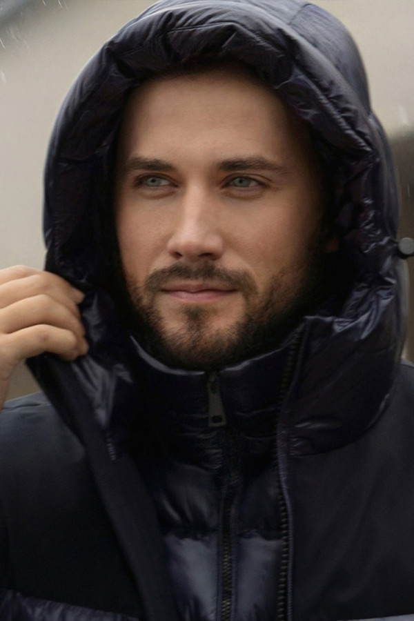 Men's down jacket Freever NF 22722 blue, Фото №9- freever.ua