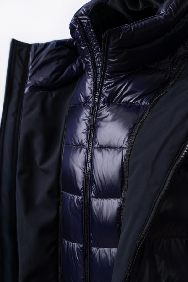 Men's down jacket Freever NF 22722 blue, Фото №4- freever.ua