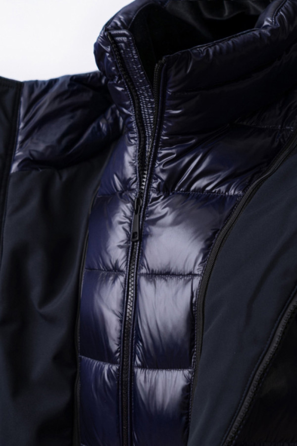 Men's down jacket Freever NF 22722 blue, Фото №4- freever.ua