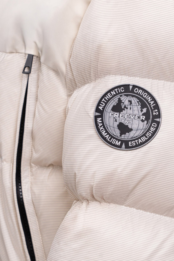 Men's down jacket Freever NF 22772 milky, Фото №4- freever.ua