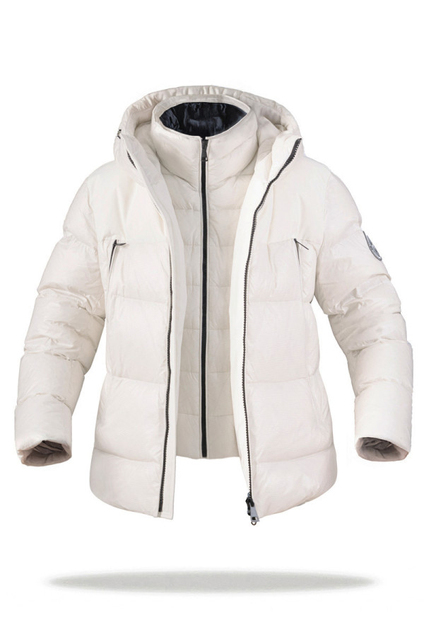 Men's down jacket Freever NF 22772 milky