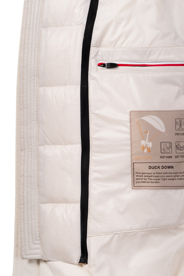 Men's down jacket Freever NF 22772 milky, Фото №6- freever.ua