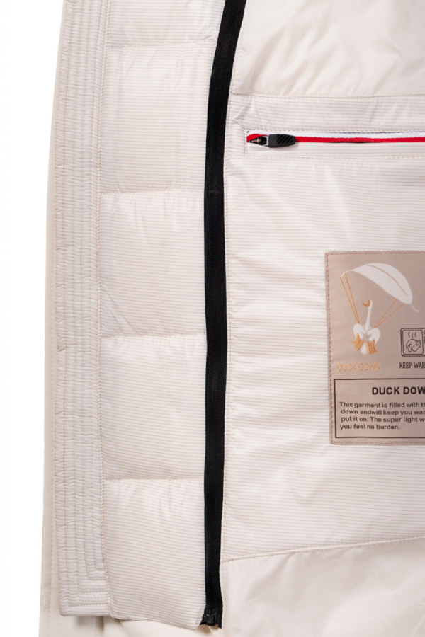 Men's down jacket Freever NF 22772 milky, Фото №6- freever.ua