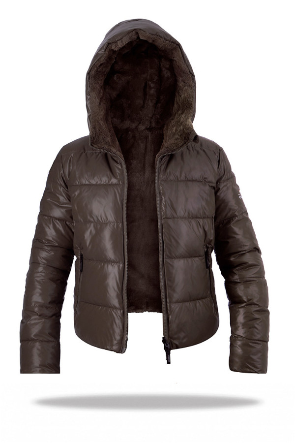 Women's jacket Freever AF 2277 brown, Фото №2- freever.ua