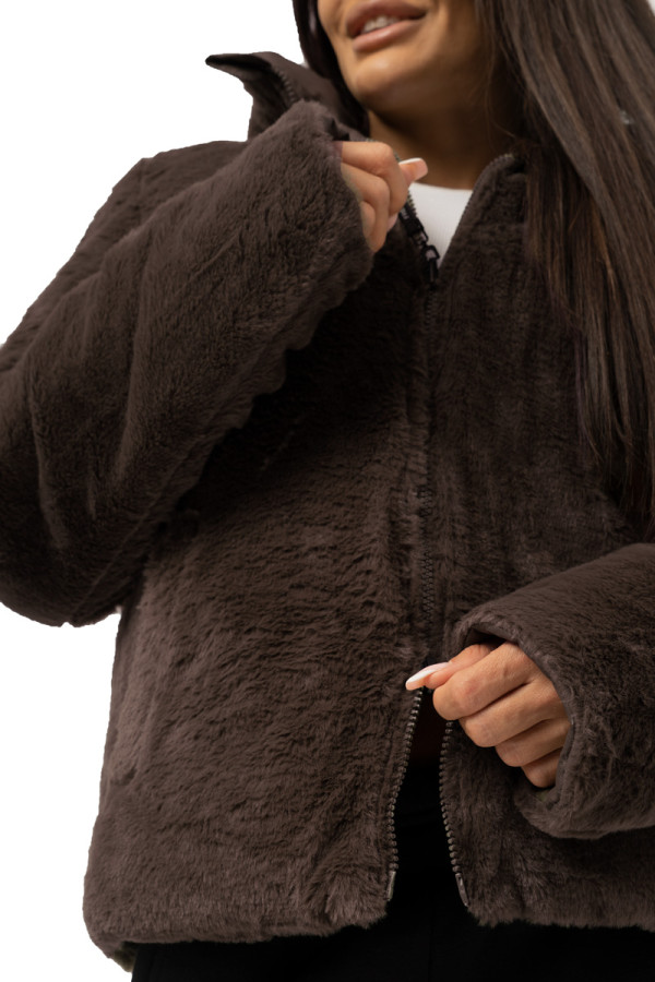 Women's jacket Freever AF 2277 brown, Фото №7- freever.ua