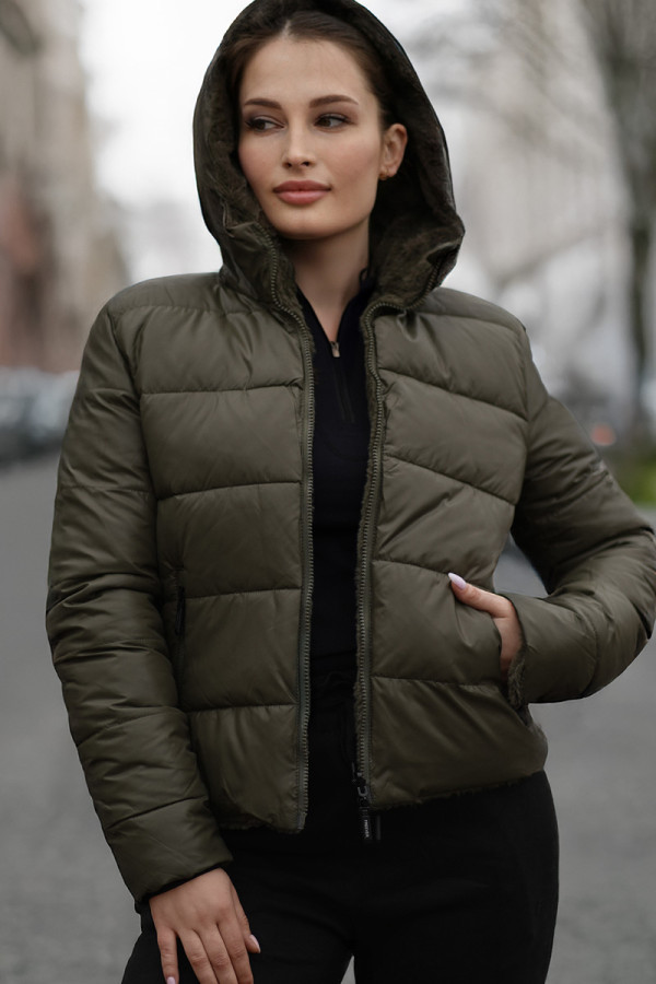 Women's jacket Freever AF 2277 khaki, Фото №2- freever.ua