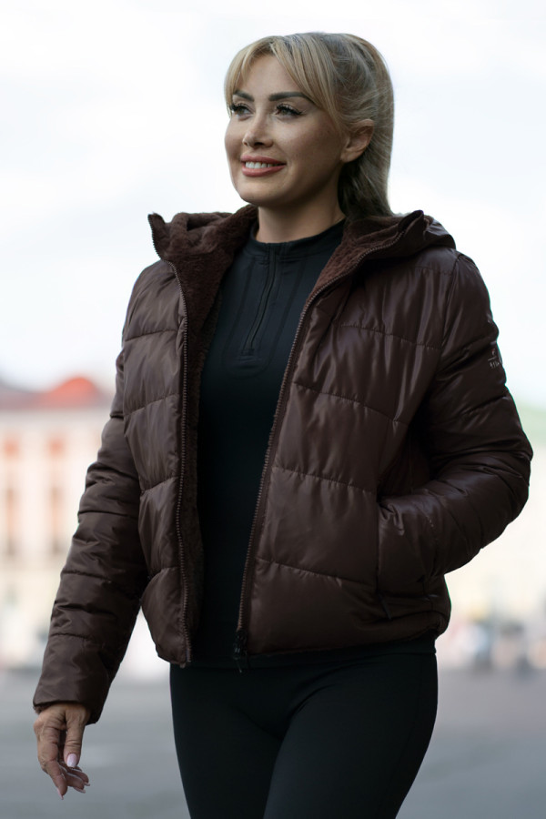 Women's jacket Freever AF 2277 brown