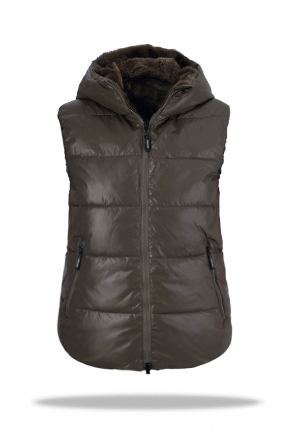 Women's vest Freever AF 2278 khaki, Фото №3- freever.ua