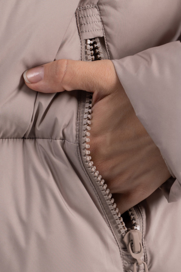 Women's coat Freever NF 22960 beige, Фото №3- freever.ua