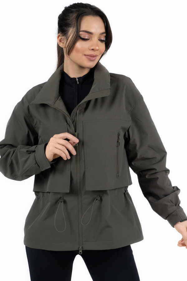 Womens jacket Freever NF 229602 khaki, Фото №3- freever.ua