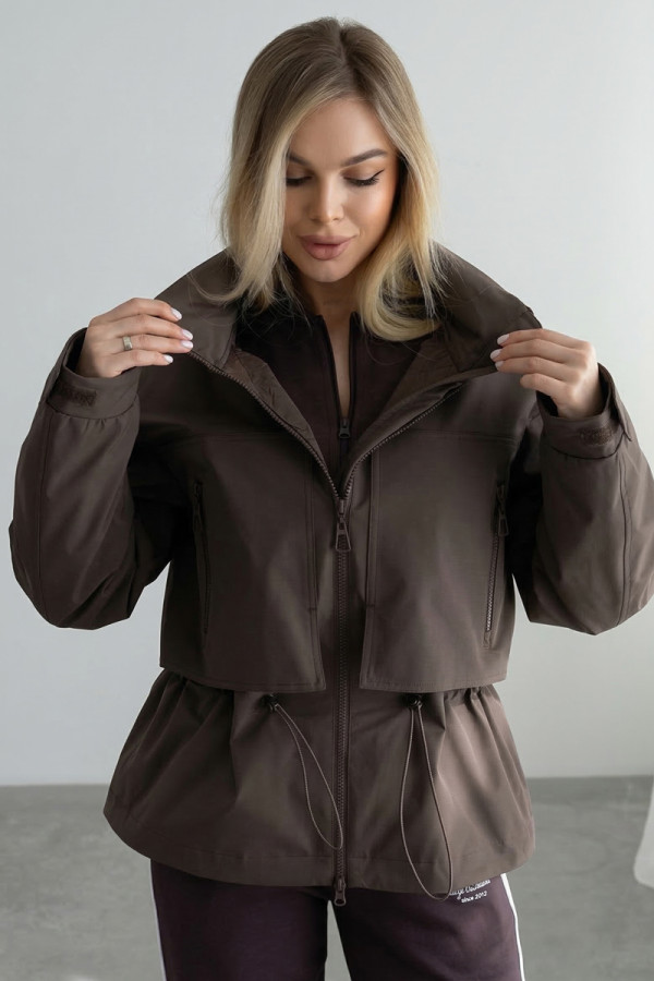 Womens jacket Freever NF 229602 brown, Фото №6- freever.ua