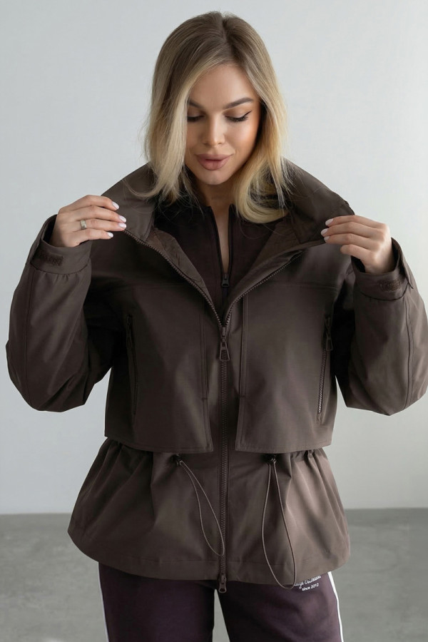 Womens jacket Freever NF 229602 brown, Фото №6- freever.ua