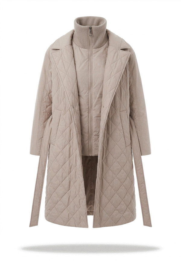 Womens trench coat Freever NF 229609 beige, Фото №4- freever.ua