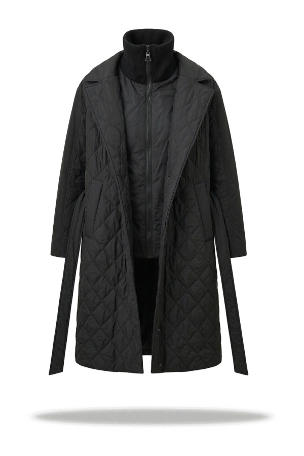 Womens trench coat Freever NF 229609 black, Фото №3- freever.ua