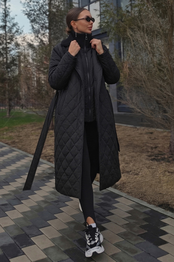 Womens trench coat Freever NF 229609 black
