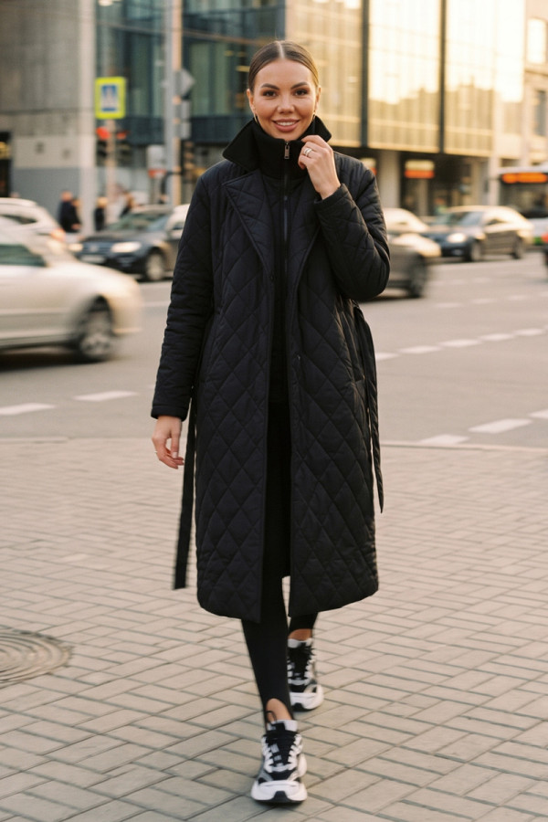 Womens trench coat Freever NF 229609 black