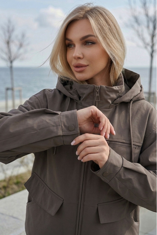 Womens jacket Freever NF 229620 brown, Фото №3- freever.ua