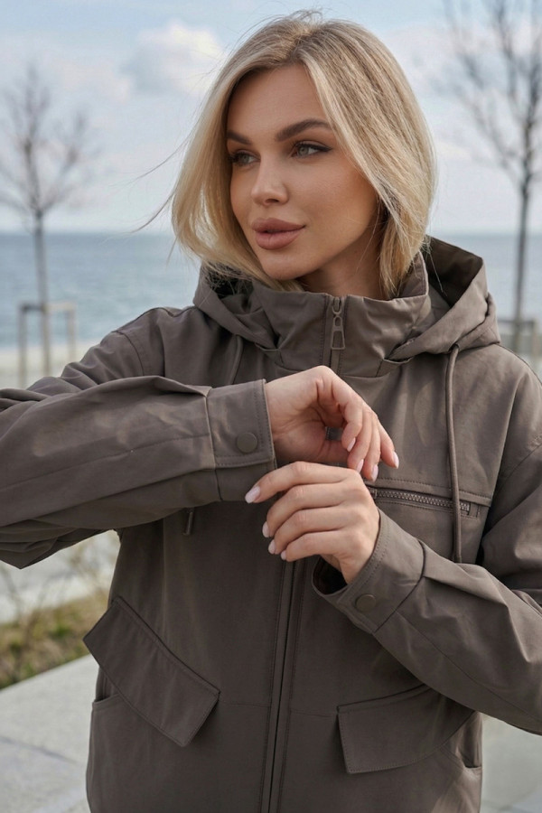 Womens jacket Freever NF 229620 brown, Фото №3- freever.ua