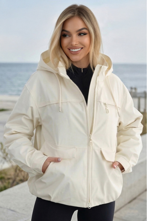 Damenjacke Freever NF 229620 milchfarben