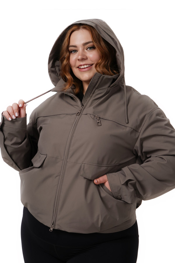 Womens jacket Freever NF 229621 brown