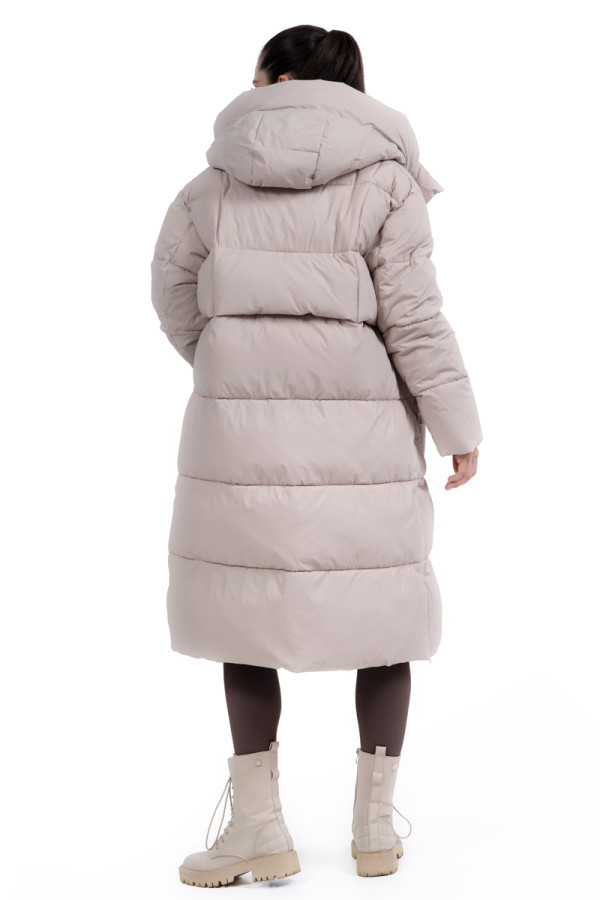 Women's coat Freever NF 22966 beige, Фото №7- freever.ua