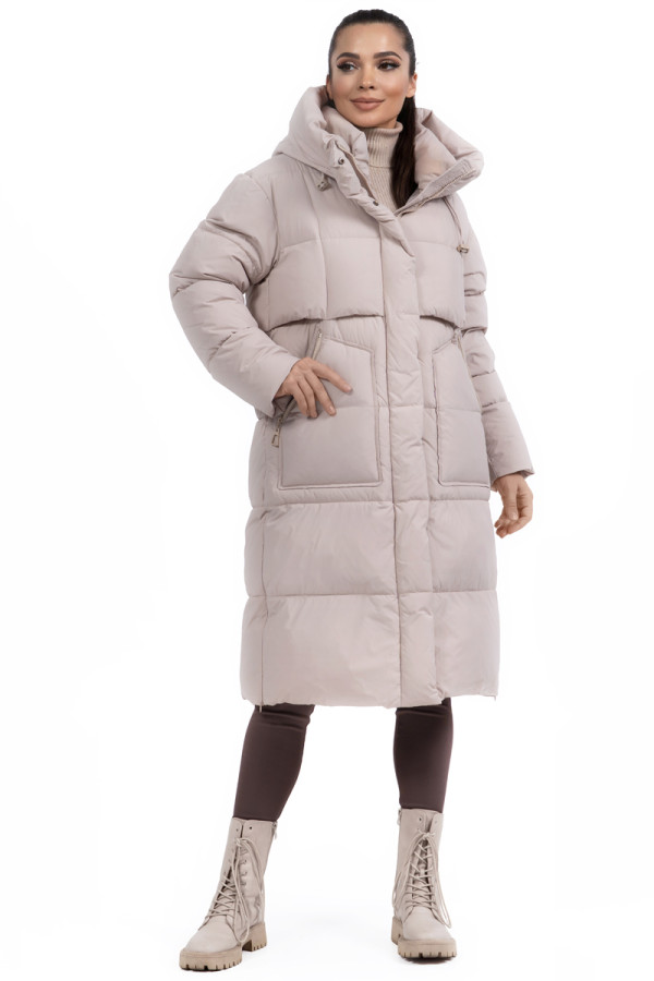 Women's coat Freever NF 22966 beige, Фото №2- freever.ua