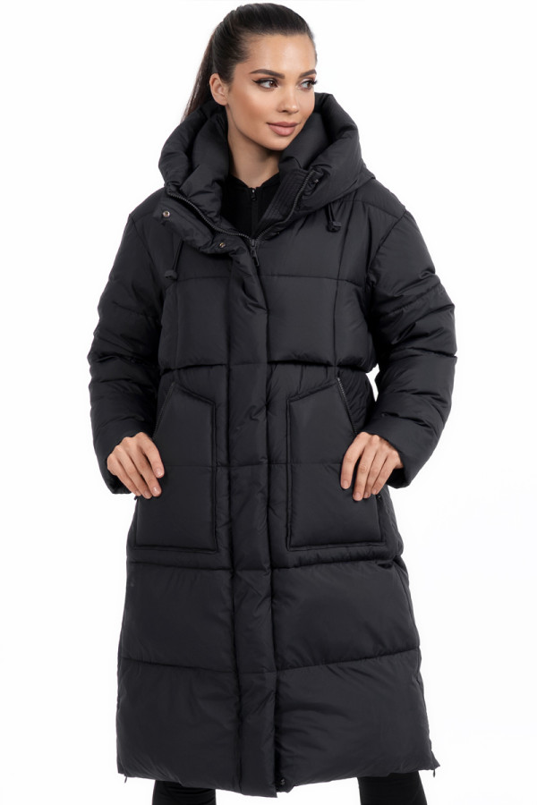 Women's coat Freever NF 22966 black, Фото №2- freever.ua