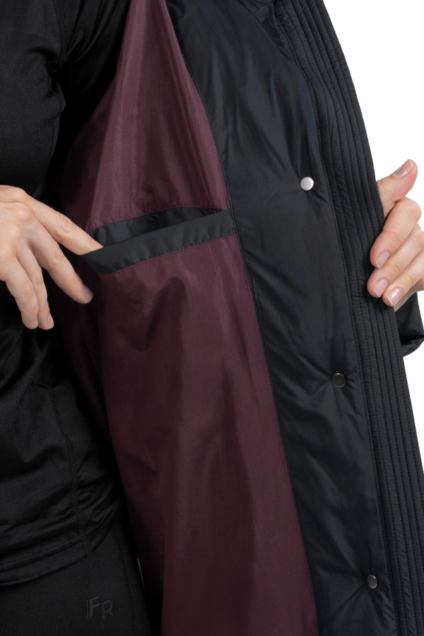 Women's coat Freever NF 22966 black, Фото №4- freever.ua