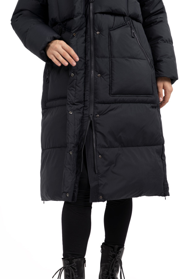 Women's coat Freever NF 22966 black, Фото №5- freever.ua